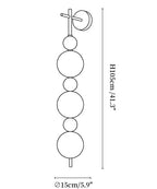 Solenne Alabaster Beaded Wall Sconce
