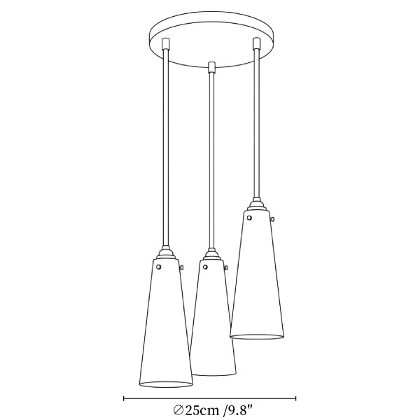 Solenne Alabaster Cluster Pendant Light
