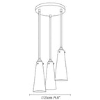 Solenne Alabaster Cluster Pendant Light
