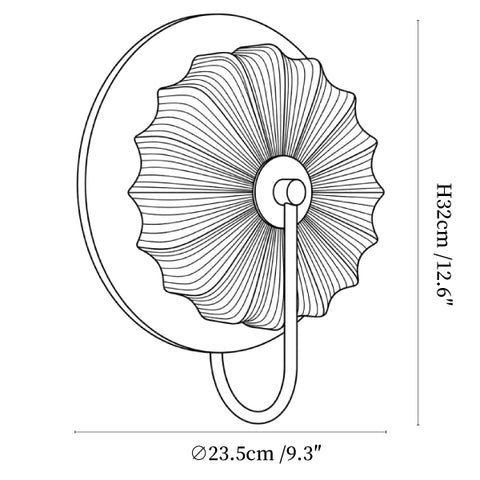 Solenne Petal Wall Lamp