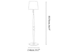 Solenne Sculpted Wood Floor Lamp