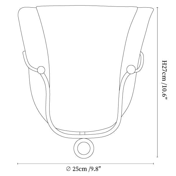 Solenne Shell Wall Sconce