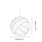 Solenne Silk Cocoon Pendant Light