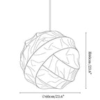 Solenne Silk Cocoon Pendant Light
