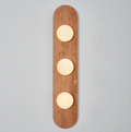 Solenne Stone Triple Globe Wall Sconce