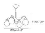 Solid Wood Magic Bean Chandelier