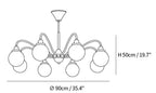 Solid Wood Magic Bean Chandelier