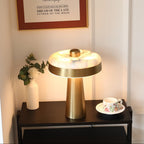 Solis Alabaster Disc Table Lamp