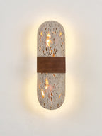 Solis Travertine Wall Light