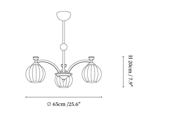 Solmere chandelier