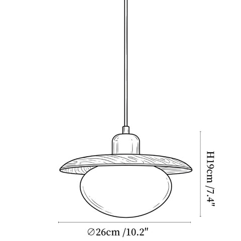 Solmere Wood Pendant Lamp
