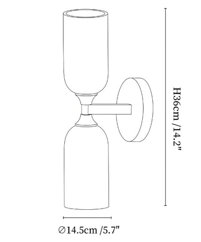 Solmira Twin Alabaster Wall Sconce