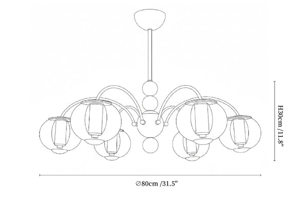 Solstice Bloom Chandelier