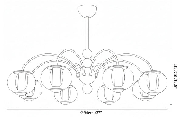 Solstice Bloom Chandelier