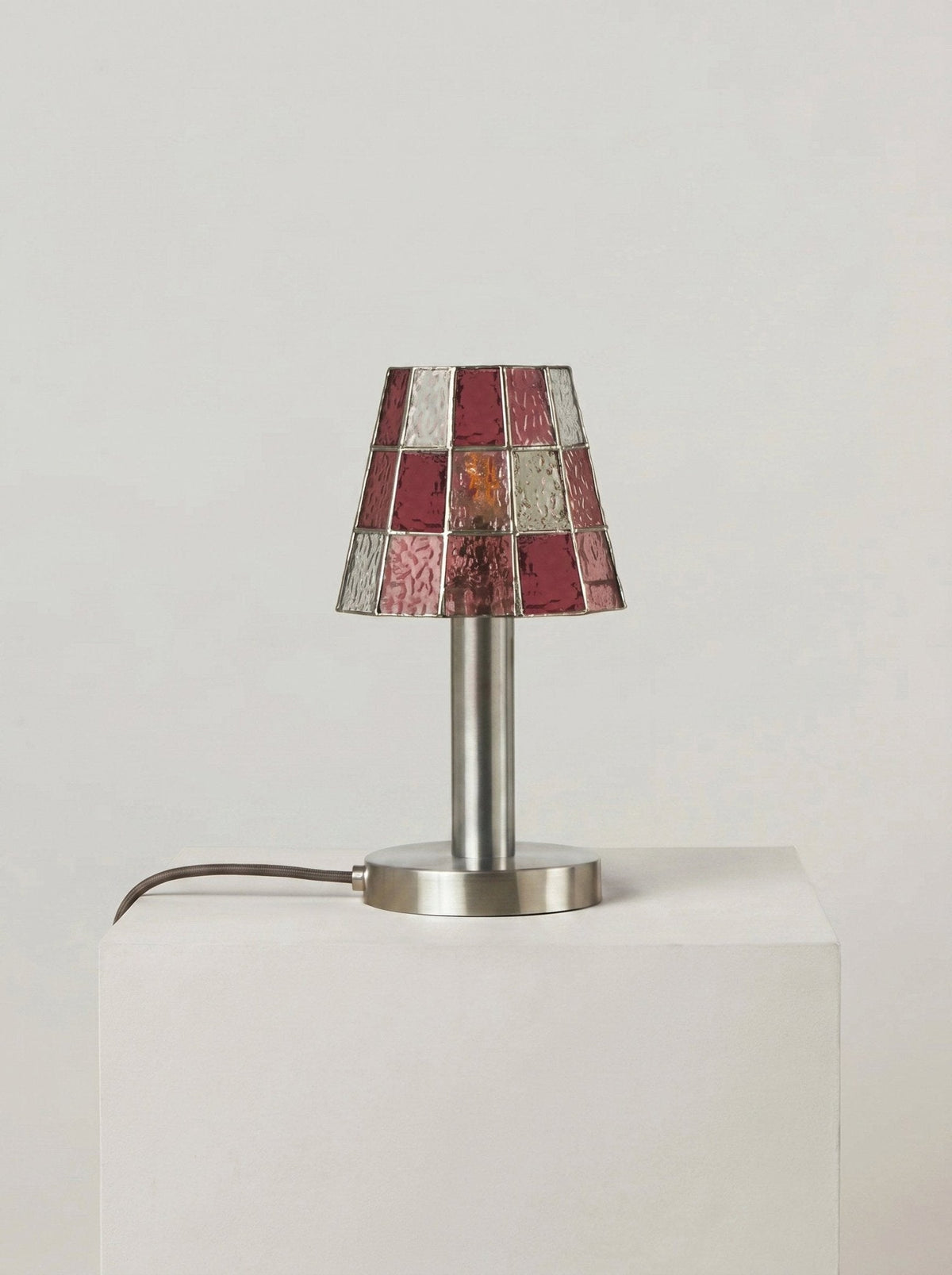 Solstice Faceted Glass Table Lamp
