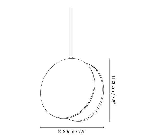 Solstice Stone Pendant Light