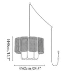 Soltera Woven Swag Pendant Lamp
