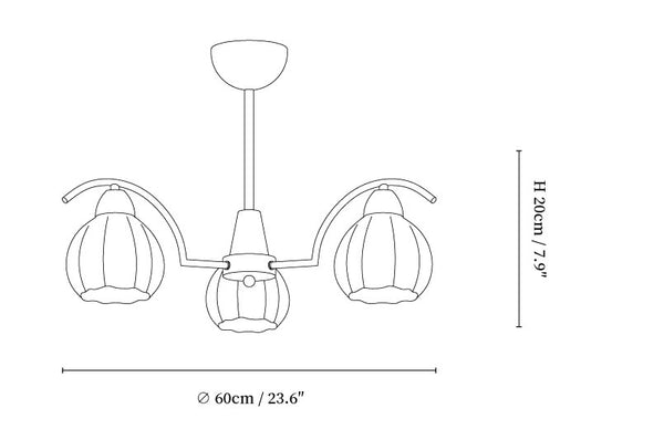 Soluna Bloom Chandelier