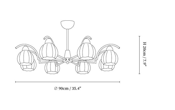 Soluna Bloom Chandelier