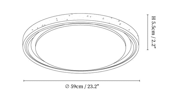 Soluna Ceiling Light