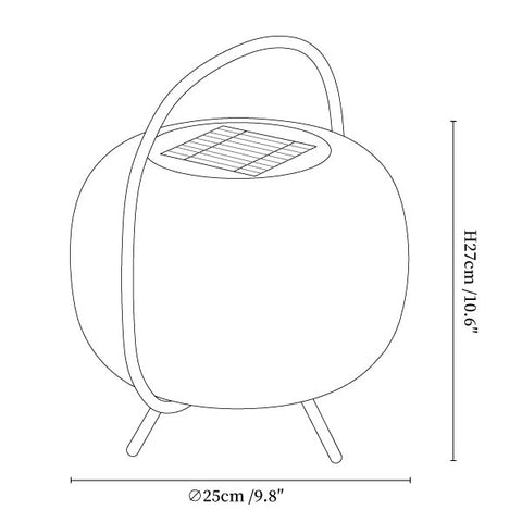 Soluna Pod Lantern Outdoor Lamp