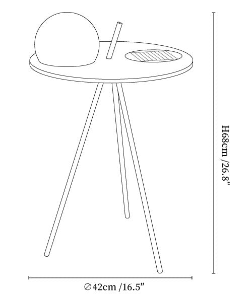 Soluna Tripod Outdoor Lamp