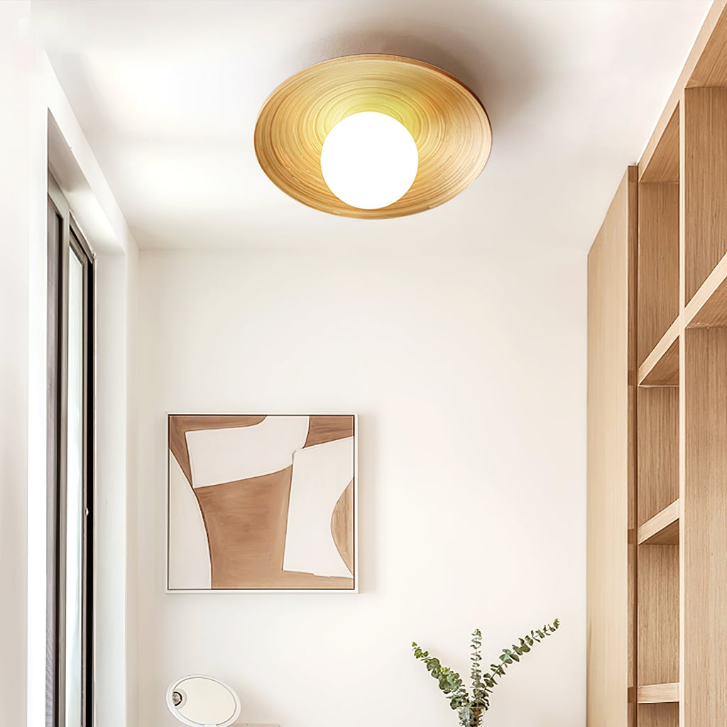 Soluna Wood Ceiling Light
