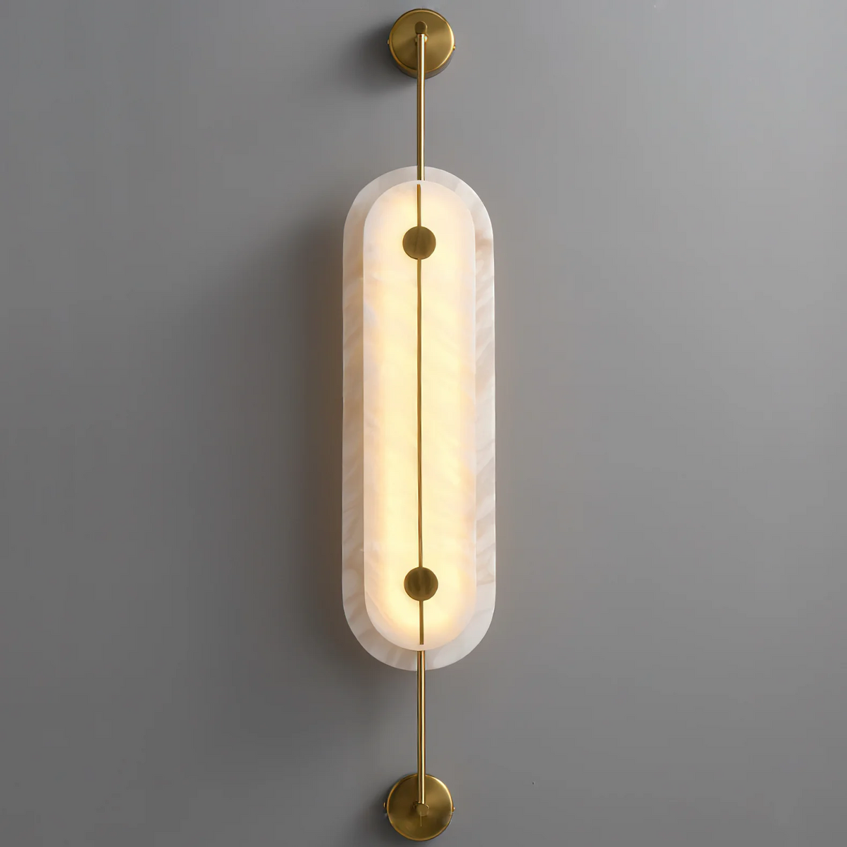 Solvane Alabaster Wall Sconce