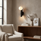 Solvara Alabaster Orb Wall Sconce
