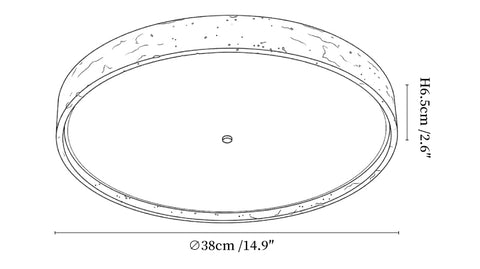 Solvara Disc Ceiling Lamp