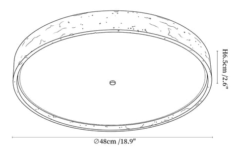 Solvara Disc Ceiling Lamp