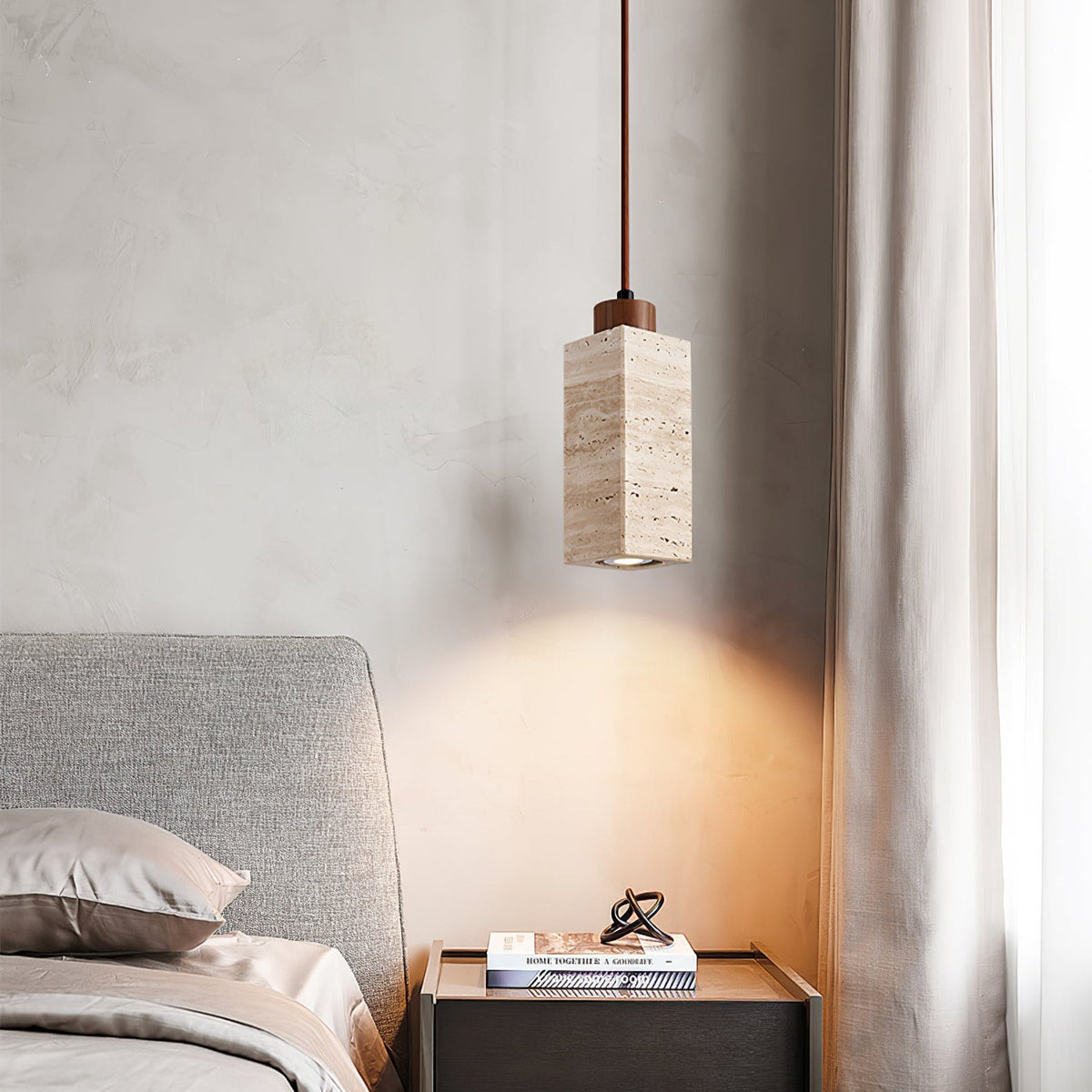 Solvara Travertine Pendant Lamp