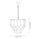 Solviva Glass Chandelier