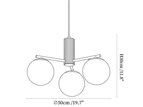 Solvyn Globe Chandelier