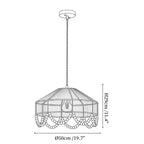 Sora Hemp Rope Wood Pendant Light