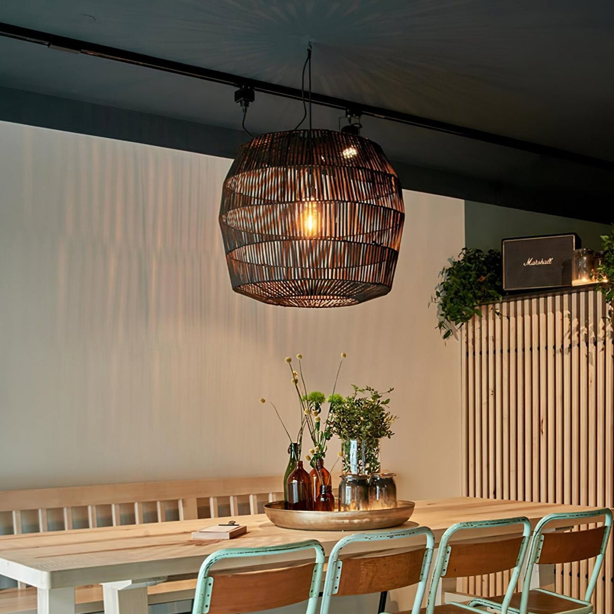 Sora Rattan Pendant Light