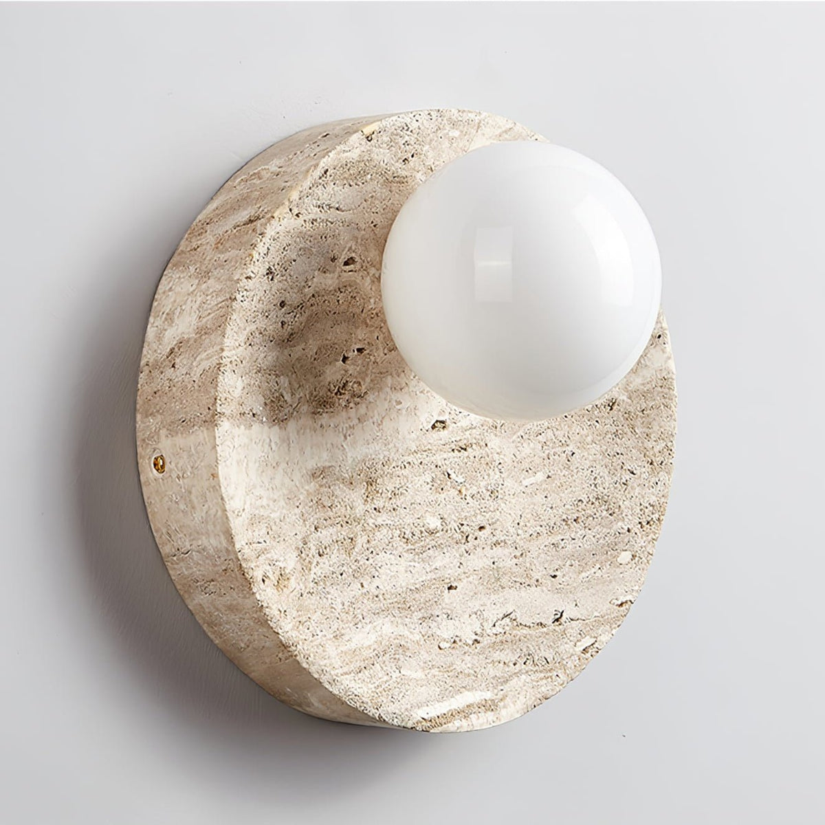 Sorella Travertine Sconce