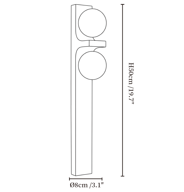Sorelle Alabaster Double Globe Wall Sconce