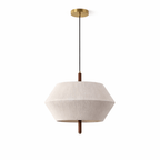 Soren Linen Geometric Pendant Lamp