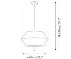 Soren Linen Geometric Pendant Lamp