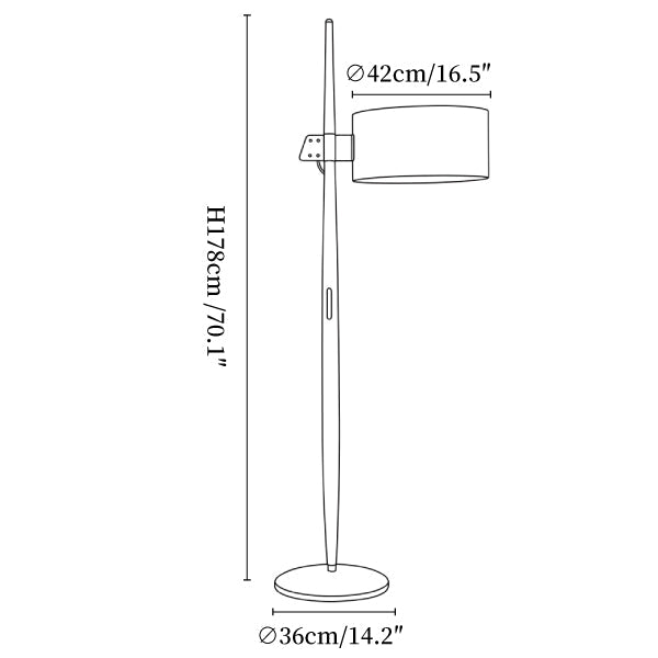 Sovaline Touch Dimmable Floor Lamp
