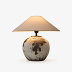 Speckled Globe Ceramic Table Lamp