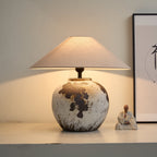 Speckled Globe Ceramic Table Lamp