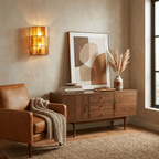 Spectra Faceted Glass Wall Sconce