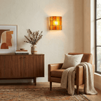 Spectra Faceted Glass Wall Sconce