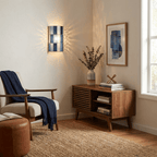 Spectra Faceted Glass Wall Sconce