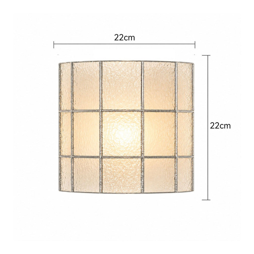 Spectra Faceted Glass Wall Sconce