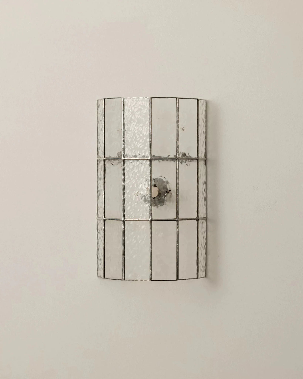 Spectra Faceted Glass Wall Sconce