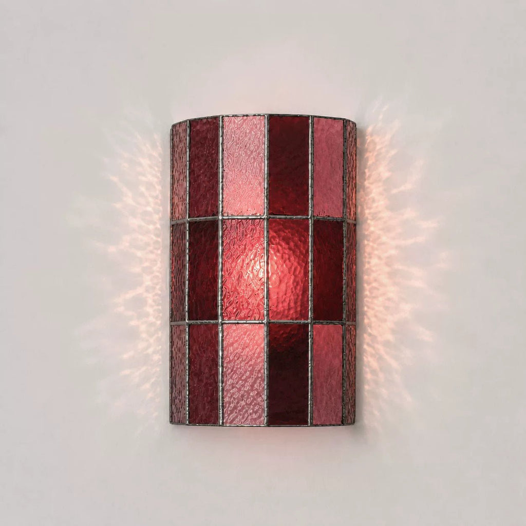 Spectra Faceted Glass Wall Sconce