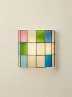 Spectra Faceted Glass Wall Sconce